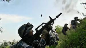 Chinese and Russian Marines in a Tropical Island Drill (Sept 2016)
